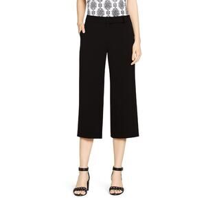 2/$30 White House Black Market Soft Drape Wide Leg Crop Culotte Pants 4 #A0075